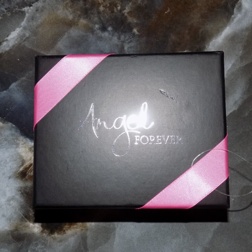 Victoria's Secret Angel Forever Black Sequin Coin Clutch Purse NEW